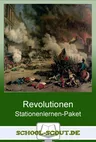 Stationenlernen - Revolutionen von 1789 bis 1848 - Spar-Paket - Binnendifferenzierung & individuelle Förderung - Geschichte