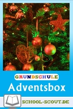 Themenbox Advent / Weihnachten für den Deutschunterricht - Stationenlernen, Diktate, Lesetraining und mehr - Deutsch