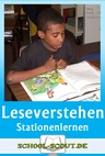 Leseverstehen - Stationenlernen zu Vera 8 - 10 Lernstationen mit Lösungen - Deutsch