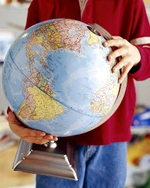 Rund um den Globus - wir orientieren uns im Atlas - Atlasarbeit im Erdkundeunterricht - Erdkunde/Geografie