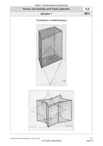 Prisma und Zylinder aufs Papier gebracht - Schrägbilder von Prisma und Zylinder Mathematik Grundschule - Mathematik