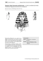 Egyptian Gods, Pyramids and Mummies - Geschichte bilingual - In einer Lerntheke die frühe Hochkultur Ägyptens kennenlernen - Geschichte