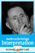 "Die unwürdige Greisin" von Brecht - Mehrschrittige Interpretation - Fördern und Fordern: Kurzgeschichten - Deutsch