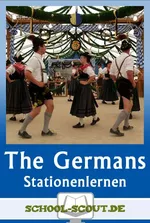 Stationenlernen "Krauts don’t laugh" - English and American Stereotypes and Prejudices against The Germans - with final test - Englisch