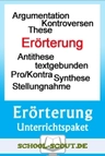 Freie und textgebundene Erörterung - das Rundum-sorglos-Paket - Erörterung und Argumentation - Deutsch