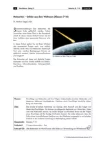 Meteoriten - Gefahr aus dem Weltraum - Naturfaktoren - Erdkunde/Geografie