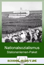 Von Machtergreifung bis Holocaust - Stationenlernen Nationalsozialismus im Paket - Binnendifferenzierung & individuelle Förderung - Geschichte