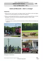Amish in North America - Lebensphilosophie und Lebensweise der Amischen und Mennoniten in Nordamerika - Englisch