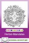 Herbstliche Mandalas in verschiedenen Schwierigkeitsgraden - Differenzierung leicht gemacht! - Kinder gezielt fördern - Kunst/Werken