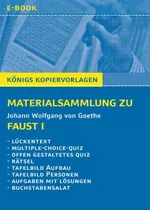Goethe, Johann Wolfgang von: Faust I - Materialsammlung - Digitales Zusatzmaterial für den direkten Einsatz in der Klasse - Deutsch