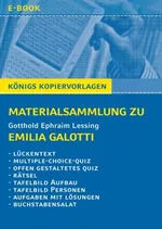 Lessing, Gotthold Ephraim: Emilia Galotti - Materialsammlung - Digitales Zusatzmaterial für den direkten Einsatz in der Klasse - Deutsch