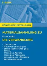 Kafka, Franz: Die Verwandlung - Materialsammlung - Digitales Zusatzmaterial für den direkten Einsatz in der Klasse - Deutsch