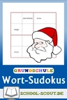 Weihnachtliche Wort-Sudokus zum Thema "Santa Claus" - 3 Schwierigkeitsstufen - Spielend leicht Vokabeln lernen - Englisch