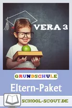 VERA 3: Paket für Eltern - Übungsmaterialien - Vergleichsarbeit leicht gemacht - Deutsch