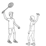 Ich kann den wichtigsten Schlag beim Badminton! - Erlernen des Überkopfschlags mit Umsprung beim Badminton - Sport