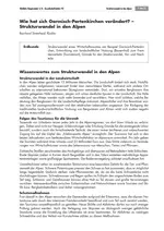 Wie hat sich Garmisch-Partenkirchen verändert? - Strukturwandel in den Alpen - Gesellschaftslehre - Sowi/Politik