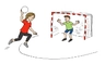 Spielen mit Hand und Ball - Grundtechniken des Handballspiels erlernen und anwenden - Sport