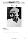 Mahatma Gandhi - Leben und Werk des Widerstandskämpfers - Arbeitsmaterialien Ethik Ideenbörse - Ethik