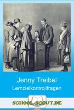 Alles verstanden? "Jenny Treibel" von Fontane - Lernzielkontrollfragen - Deutsch