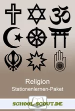 Stationenlernen Religion im Paket - Lernen an Stationen im Religionsunterricht - Religion