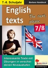 English texts - The next, please. / 7.-8. Schuljahr - Texte zu Alltagssituationen in drei Niveaustufen - Englisch