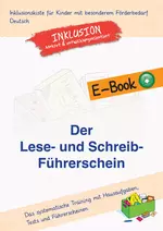 Der Lese- und Schreibführerschein - Mit dem motivierenden Führerschein zu grundlegendem Lese-und Schreiberfolg! - Deutsch