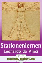 Stationenlernen: Leonardo da Vinci - Auf den Spuren großer Künstler - Kunst/Werken