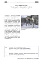 Wer zahlt den Preis? - Kinderarbeit in Steinbrüchen Indiens; PDF-Datei mit Zusatzmaterial - Religion