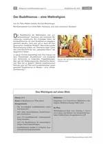 Der Buddhismus - eine Weltreligion - Sinnen Sie mit Ihren Schülern über den Buddhismus nach! - Religion