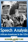 Speech Analysis - Reden zum Thema "African-Americans in the USA" analysieren - Redeanalyse (Speech Analysis) im Englischunterricht - Englisch