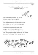 Mit Wortfeldern Geschichten lebendig gestalten - Wortfelder sagen und gehen - Arbeitsmaterialien Grundschule - Deutsch