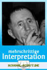 "Maßnahmen gegen die Gewalt" von Brecht - mehrschrittige Interpretation - Fördern und Fordern: Kurzgeschichten - Deutsch