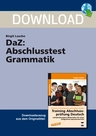 DaZ: Abschlusstest Grammatik - DaF/DaZ