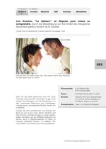 Léo Kosten: "Le tableau": se disputer pour mieux se comprendre - Durch die Bewältigung von Konflikten die dialogische Sprechkompetenz fördern (8./9. Klasse) - Französisch