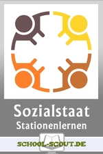 Stationenlernen Sozialstaat in Deutschland - Funktionen, Geschichte und Zukunft - Sowi/Politik
