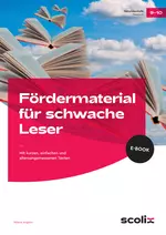 Fördermaterial für schwache Leser 9-10 - Mit kurzen, einfachen und altersangemessenen Texten - Deutsch