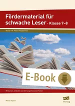 Fördermaterial für schwache Leser 7-8 - Profi-Tipps und Materialien aus der Lehrerfortbildung - Deutsch