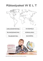 Rätselpaket Die Welt - Mit Rätseln die Welt kennenlernen - Erdkunde/Geografie
