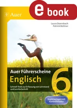 Auer Führerscheine Englisch Klasse 6 - Schnell-Tests zur Erfassung von Lernstand und Lernfortschritt - Englisch