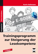 Trainingsprogramm Lesekompetenz - 4. Klasse - Texterschließung, Hausaufgaben, Tests - Deutsch