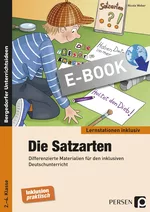 Stationenlernen inklusiv: Die Satzarten - Differenzierte Materialien für den inklusiven Deutschunterricht - Deutsch