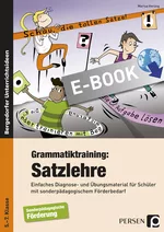 Grammatiktraining: Satzlehre - Diagnose- und Übungsmaterial für Schüler mit sonderpädagogischem Förderbedarf - Deutsch