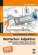 Wortarten: Adjektive - Differenzierte Materialien für den inklusiven Deutschunterricht - Deutsch