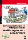 Vorübungen zum Leseerwerb - Lernvoraussetzungen für den Anfangsunterricht - Deutsch