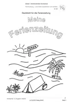 Ferienzeitung - Lerninhalte wiederholen und vertiefen - Inhalte der 2. Klasse wiederholen Deutsch Grundschule - Deutsch