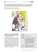 Sie sind ein schlechter Mensch, Mr Gum! von Andy Stanton (Realschule) - Sprachliche Bilder erkunden und ästhetische Erfahrungen sammeln - Deutsch