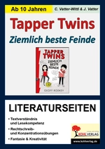 Tapper Twins - ziemlich beste Feinde (Geoff Rodkey) - Literaturseiten mit Lösungen - Textverständnis & Lesekompetenz - Deutsch