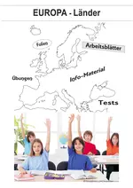 Europa-Länder - Arbeitsblätter, Folien, Tests, Übungen und Info-Material - Erdkunde/Geografie