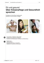 Deutsch als Zweitsprache: Fit und gesund - Über Körperpflege und Gesundheit sprechen - DaF/DaZ