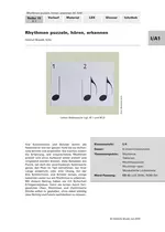 Rhythmen puzzeln, hören, erkennen (PDF-Datei, 32 Seiten, Word-Datei mit Musik-Links zu LEK S. 4) - Lehrerpuzzles, Lückentexte u.v.m. - Musik
